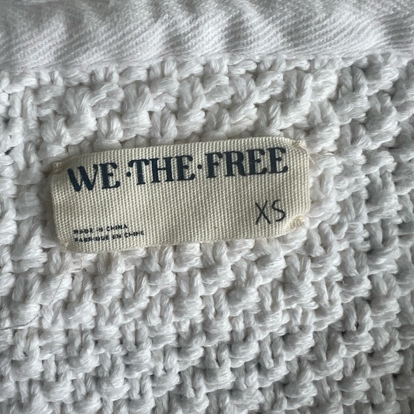 We The Free White Cable Knit Sweater - Picture 2 of 4